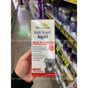 Thực phẩm chức năng Nature's Way Kids Smart sắt và vi chất 200ml