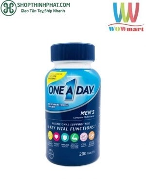 Thực phẩm chức năng One-A-Day Multivitamin Men's Health Formula - 200 viên