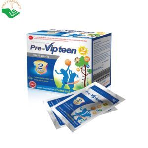 Thực phẩm chức năng Pre-Vipteen 2 - hỗ trợ bổ sung Calci phát triển chiều cao cho trẻ em