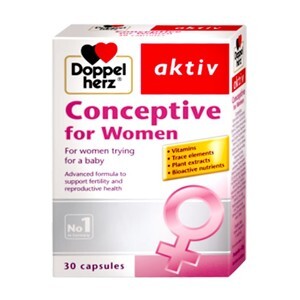 Thực phẩm chức năng tăng cường sức khỏe sinh sản nữ Doppelherz Conceptive for women 30 viên