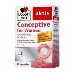 Thực phẩm chức năng tăng cường sức khỏe sinh sản nữ Doppelherz Conceptive for women 30 viên