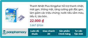 Thực phẩm chức năng thanh nhiệt Kingphar 12 gói