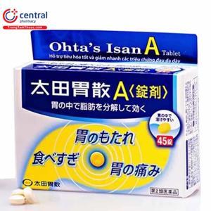 Thực phẩm điều trị đau dạ dày, bao tử Ohta's Isan 140g