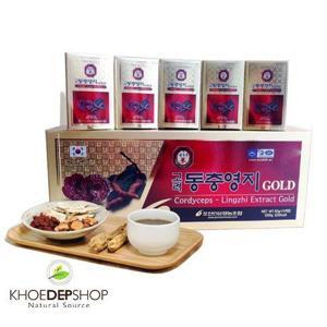 Thực phẩm dinh dưỡng: Cao linh chi đông trùng POCHEON (50g x 5 lọ) L292