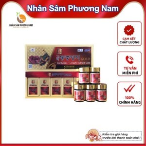 Thực phẩm dinh dưỡng: Cao linh chi đông trùng POCHEON (50g x 5 lọ) L292