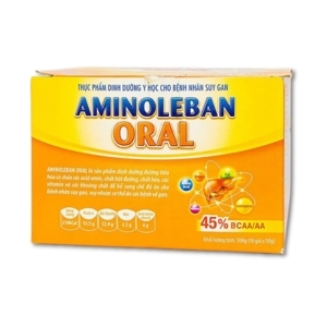 Thực Phẩm Dinh Dưỡng Cho Bệnh Nhân Suy Gan Aminoleban Oral 10 Gói X 50G