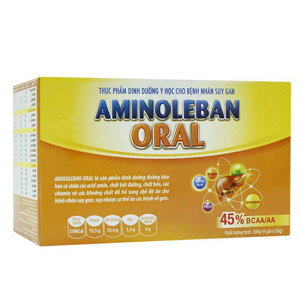 Thực Phẩm Dinh Dưỡng Cho Bệnh Nhân Suy Gan Aminoleban Oral 10 Gói X 50G