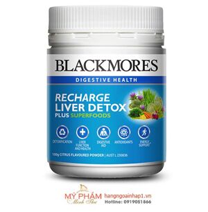 Thực phẩm Giải Độc Gan & Phục Hồi Chức Năng Gan Blackmores Recharge Liver Detox Dạng Bột 100g