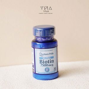 Thực phẩm hỗ trợ da, tóc, móng Ultra Biotin 7500mcg Puritan's Pride 50 Viên Của Mỹ