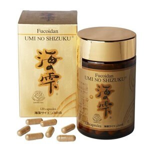 Thực phẩm hỗ trợ điều trị ung thư Umi no Shizuku Fucoidan hộp 120 viên (hàng xuất Mỹ)
