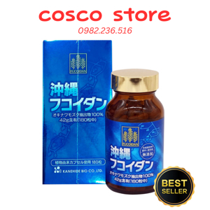 Thực phẩm hỗ trợ điều trị ung thư Fucoidan Okinawa Extract Kanehide Bio 180 viên