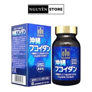 Thực phẩm hỗ trợ điều trị ung thư Fucoidan Okinawa Extract Kanehide Bio 180 viên