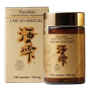 Thực phẩm hỗ trợ điều trị ung thư Umi no Shizuku Fucoidan hộp 120 viên (hàng xuất Mỹ)