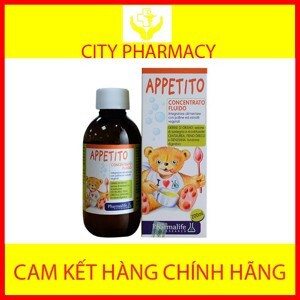 Thực phẩm Siro Appetito Bimbi - giúp trẻ ăn ngon chai 200ml