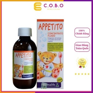 Thực phẩm Siro Appetito Bimbi - giúp trẻ ăn ngon chai 200ml