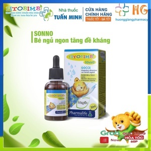 Thực phẩm Siro Sonno Bimbi giúp bé ngủ ngon 30ml