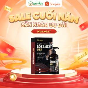 Thực phẩm tăng cường sinh lực, bảo vệ sức khỏe nam giới BOSSMEN (hộp 30 viên)