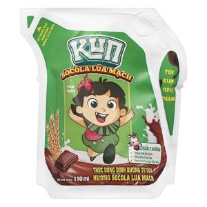 Thức uống dinh dưỡng LiF Kun socola lúa mạch túi 110ml