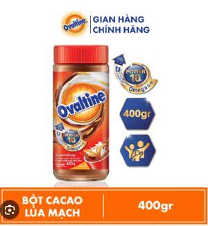 Thức uống dinh dưỡng từ lúa mạch Ovaltine lọ 400g