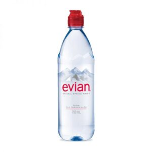 Thùng 12 chai nước khoáng Evian 750ml