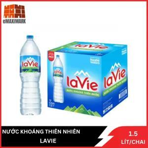 Thùng 12 chai nước khoáng LaVie 1.5 lít