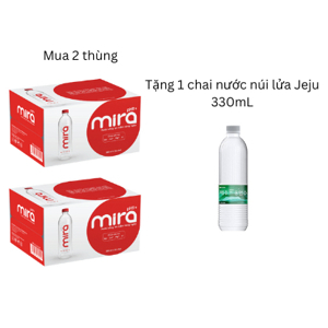 Thùng 12 chai nước khoáng thiên nhiên Jeju 330ml