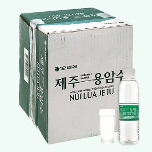 Thùng 12 chai nước khoáng thiên nhiên Jeju 330ml