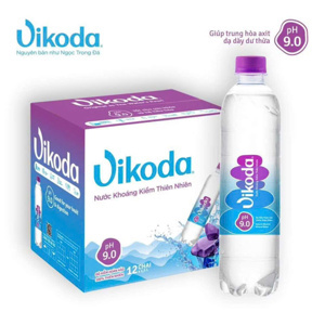 Thùng 12 chai nước khoáng Vikoda 1.5 lít