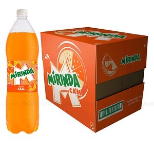 Thùng 12 chai nước ngọt Mirinda hương cam 1.5 lít