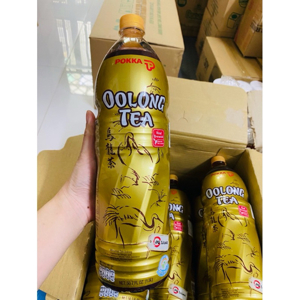 Thùng 12 chai trà ô long Pokka không đường 1.5 lít