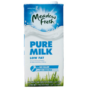 Thùng 12 hộp 1L - Sữa tươi Meadow Fresh tiệt trùng ít béo (Sữa tươi ngoại)