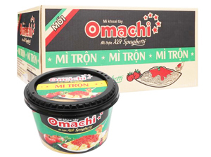 Thùng 12 hộp mì trộn Omachi xốt Spaghetti 105g