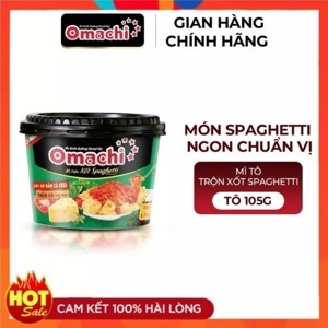 Thùng 12 hộp mì trộn Omachi xốt Spaghetti 105g