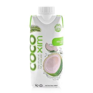 Thùng 12 hộp nước dừa xiêm xanh Cocoxim 330ml
