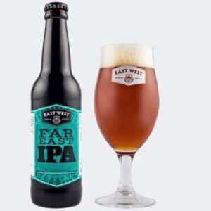 Thùng 12 lon bia East West Far East IPA 330ml