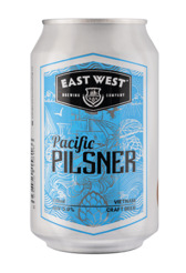 Thùng 12 lon bia East West Pacific Pilsner 330ml