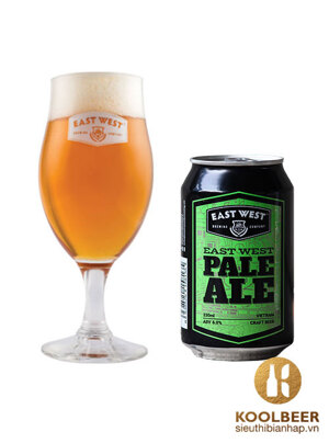 Thùng 12 lon bia East West Pale Ale 330ml