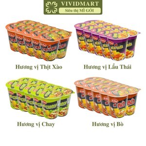 Thùng 12 ly mì A-One lẩu Thái 65g