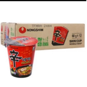 Thùng 12 ly mì cay Nongshim Shincup 68g