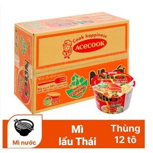 Thùng 12 Tô Mì Nhớ Hương Vị Lẩu Thái