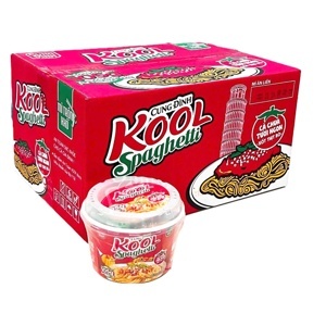 Thùng 12 tô mì trộn Cung Đình Kool Spaghetti 105g