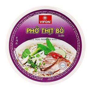 Thùng 12 tô phở thịt bò Vifon 120g