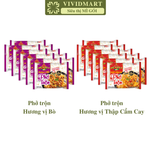 Thùng 18 gói phở trộn Đệ Nhất vị bò