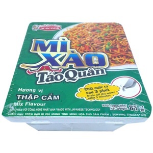 Thùng 18 khay mì xào Táo Quân thập cẩm 85g