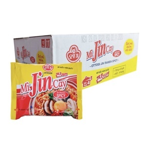 Thùng 20 gói mì Jin Ramen Ottogi 120g