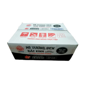 Thùng 20 gói mì tương đen Bắc Kinh Ottogi 135g