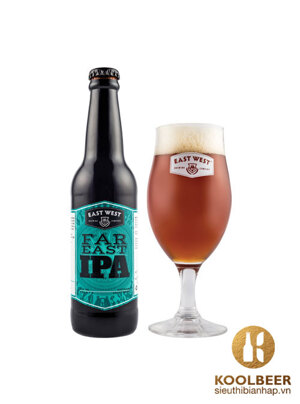 Thùng 24 chai bia East West Far East IPA 330ml