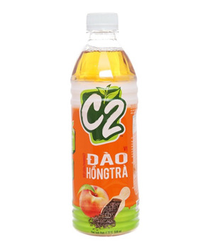 Thùng 24 chai hồng trà đào C2 500ml