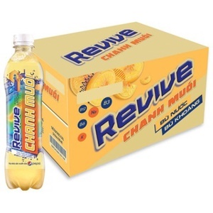 Thùng 24 chai nước bù khoáng Revive chanh muối 390ml