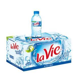 Thùng 24 chai nước khoáng LaVie 350ml